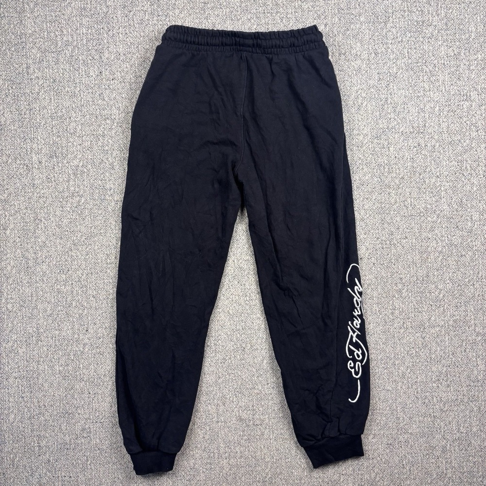 Ed Hardy Kids Black Jogger Sweatpants Tiger Embroidery Streetwear‎ - Picture 6 of 8